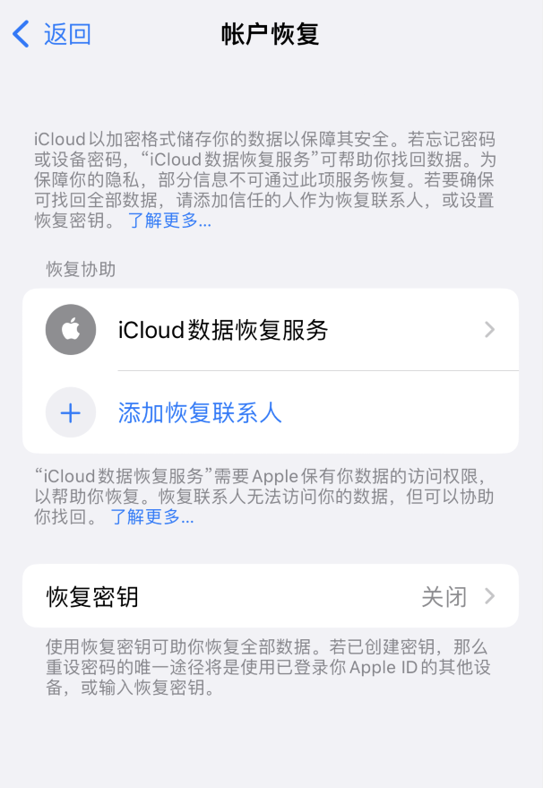 庄浪苹果维修如何避免被他人利用该密钥锁定AppleID帐户 